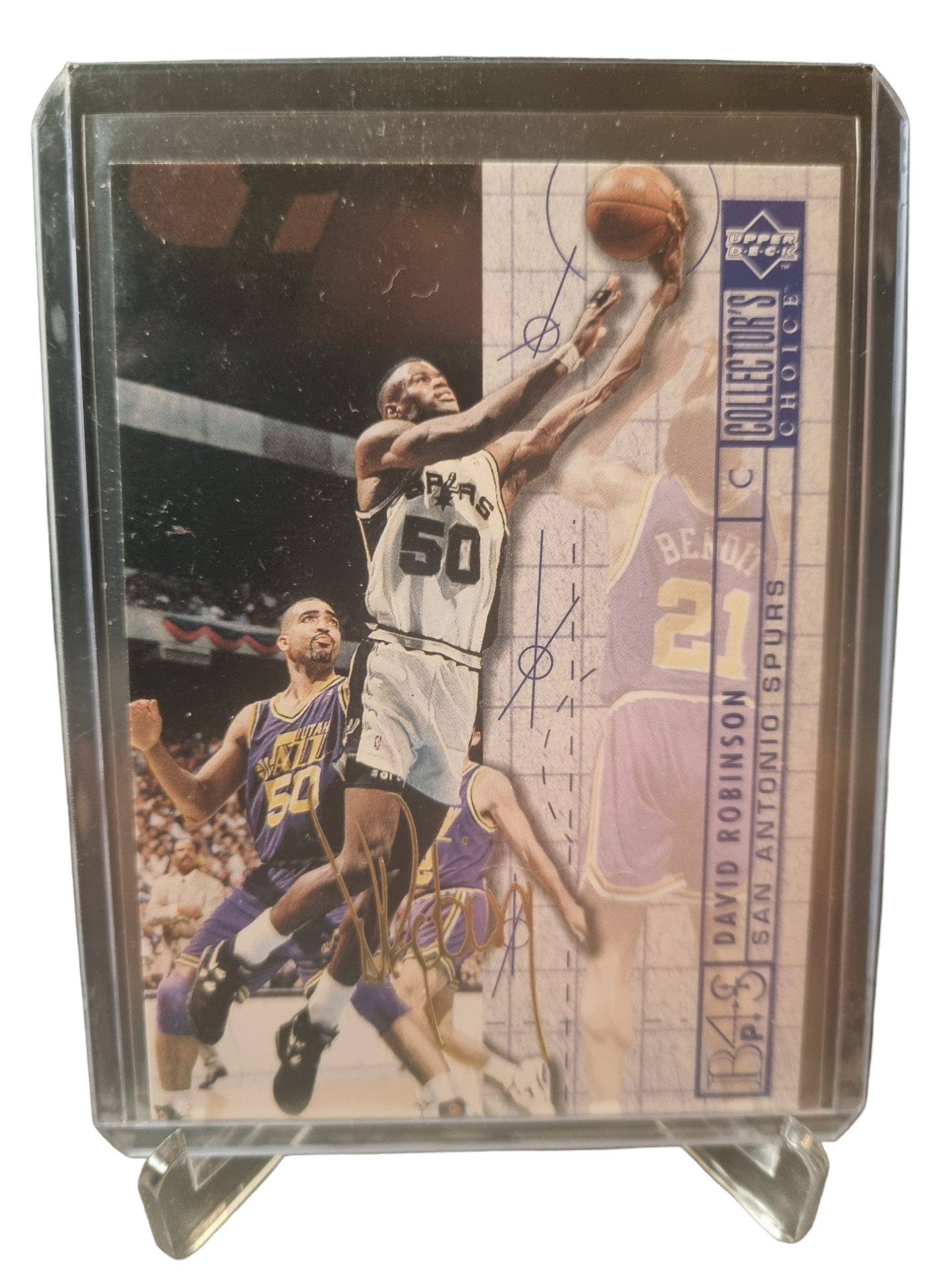 1994 Upper Deck #395 David Robinson Blue Print Gold Signatures