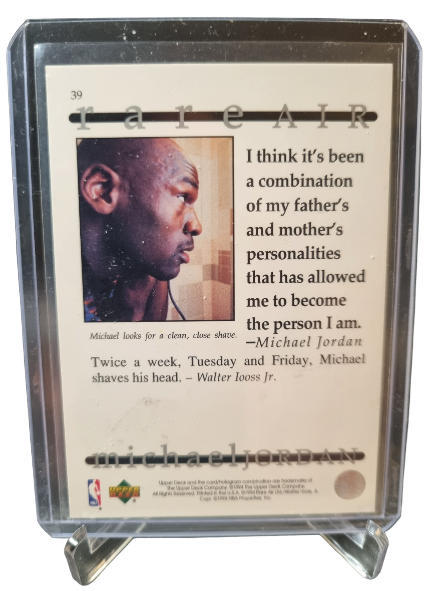 1994 Upper Deck #39 Michael Jordan Rare Air