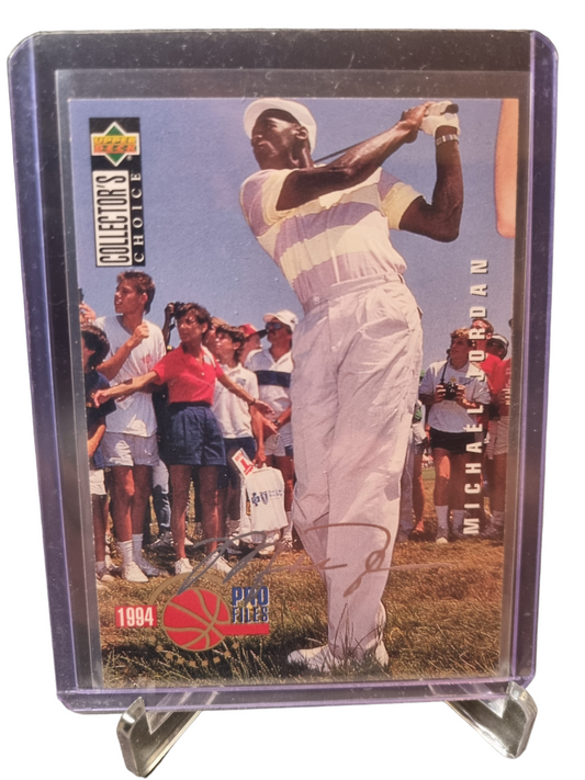 1994 Upper Deck #204 Michael Jordan Pro Files Silver Signature