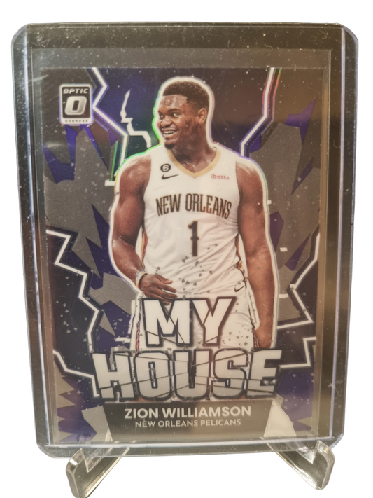 2022-23 Panini Donruss Optic #20 Zion Williamson My House Prizm