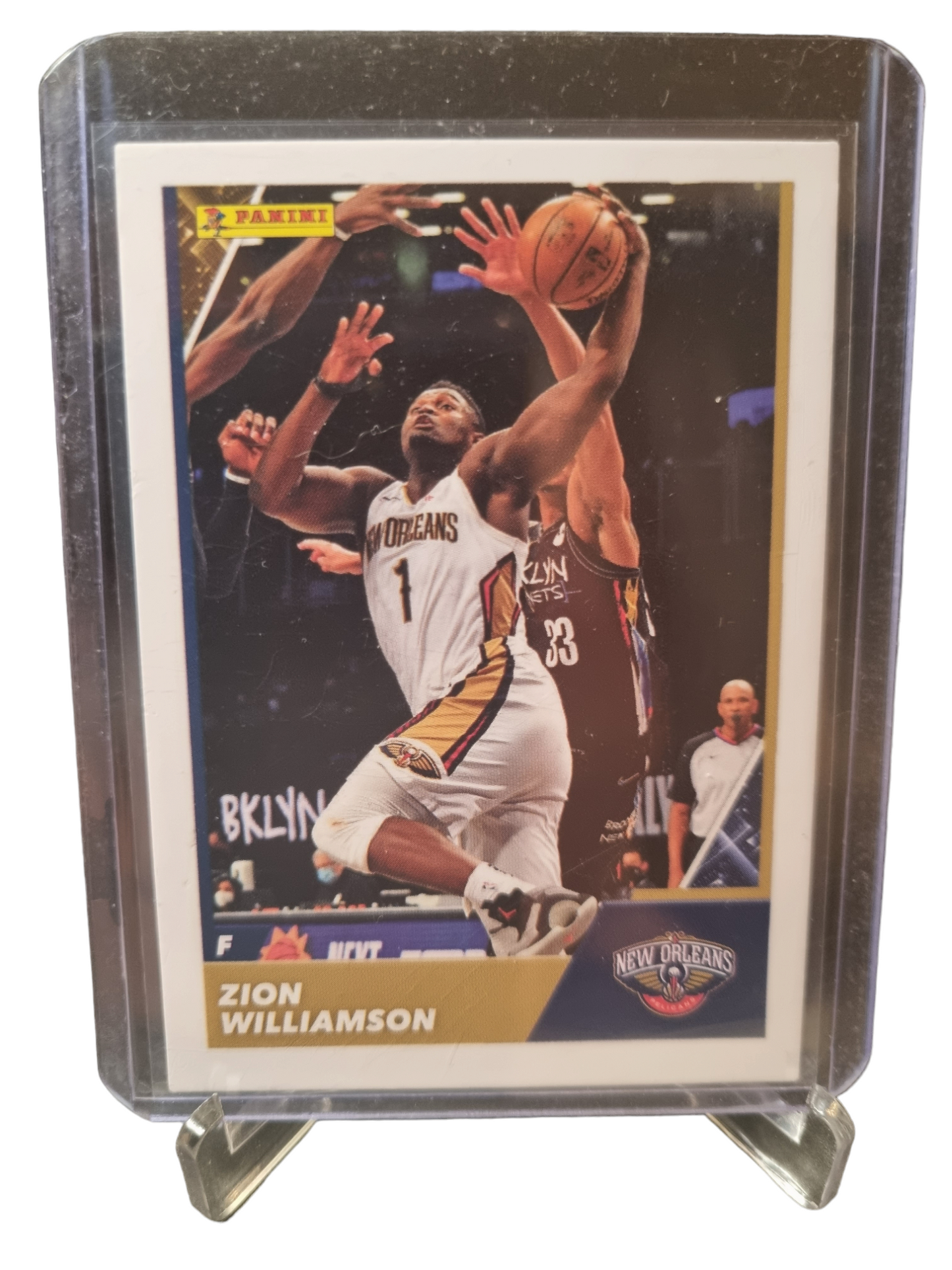 2021-22 Panini Sticker and Card Collection #63 Zion Williamson