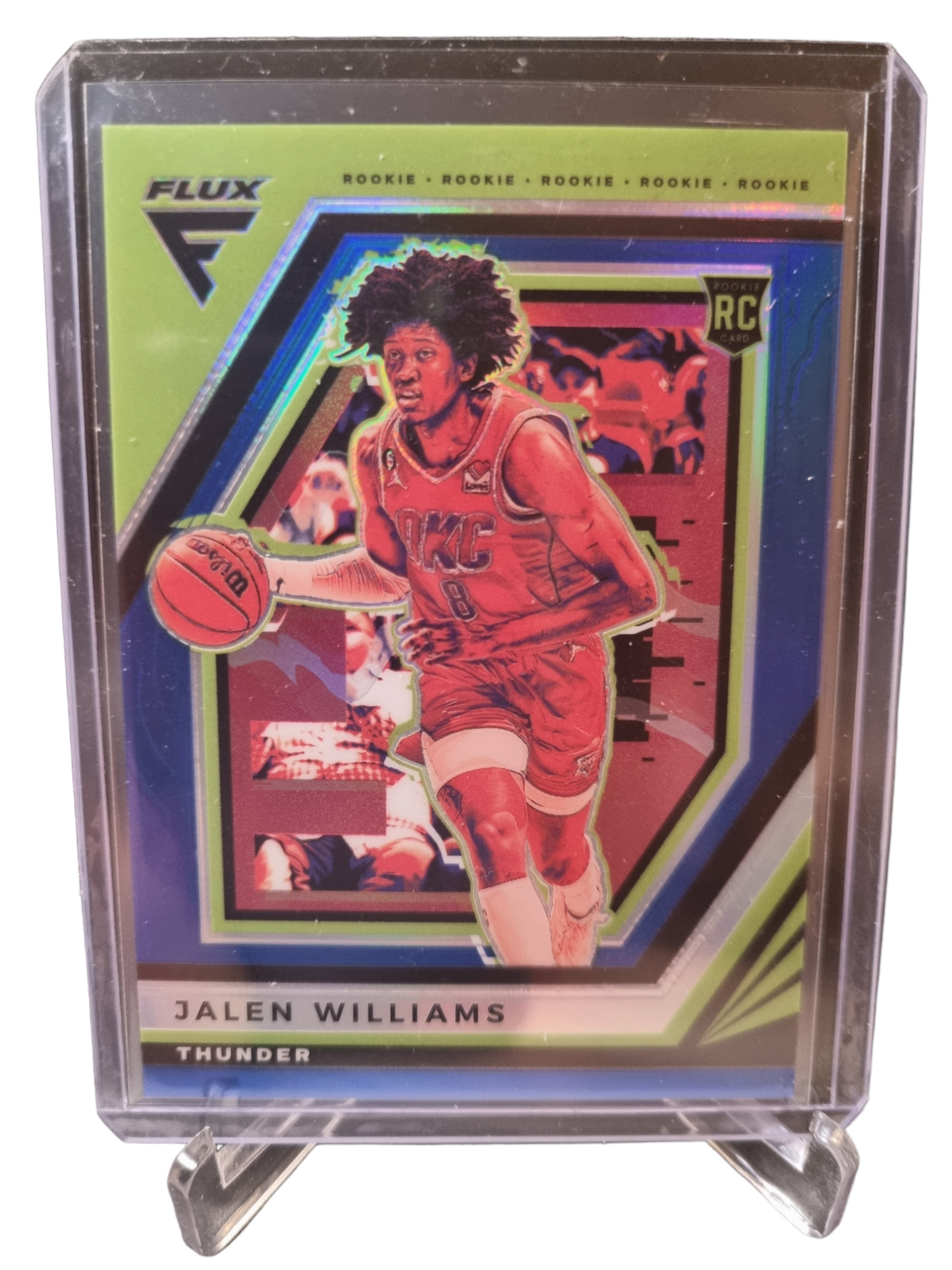 2022-23 Panini Flux #224 Jalen Williams Rookie Card Prizm 45/99