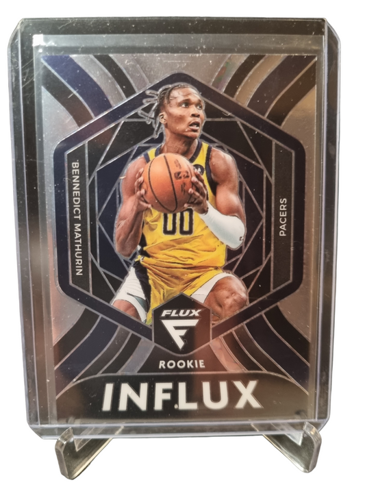 2022-23 Panini Flux #8 Benedict Mathurin Rookie Card Influx