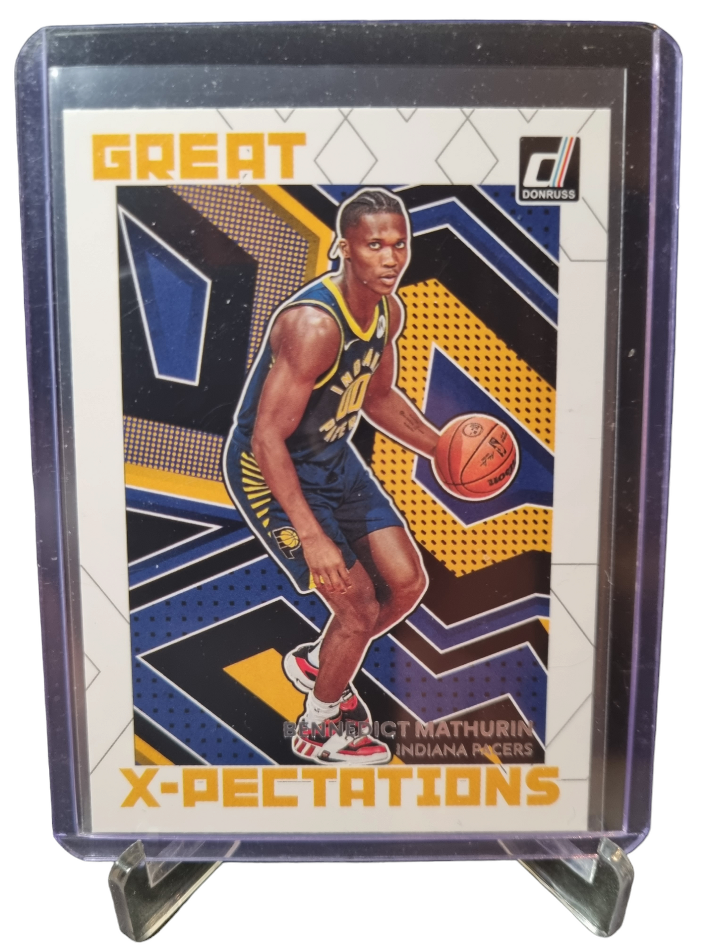 2022-23 Panini Donruss #2 Benedict Mathurin Rookie Card Great X-Pectations