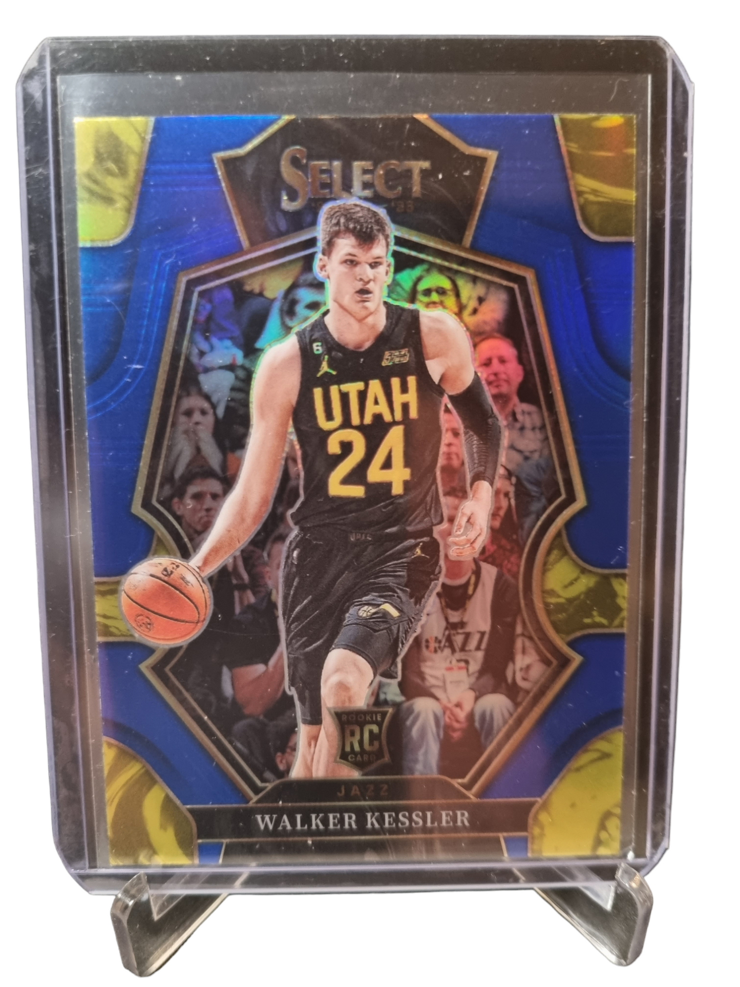 2022-23 Panini Select #187 Walker Kessler Rookie Card Premier Level Prizm