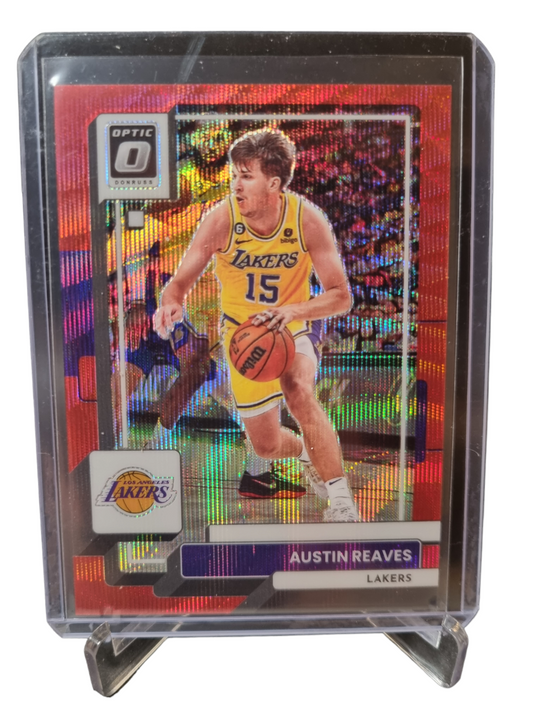 2022-23 Donruss Optic #136 Austin Reeves Red Wave Prizm