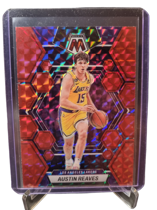 2022-23 Mosaic #48 Austin Reeves Mosaic Red Prizm