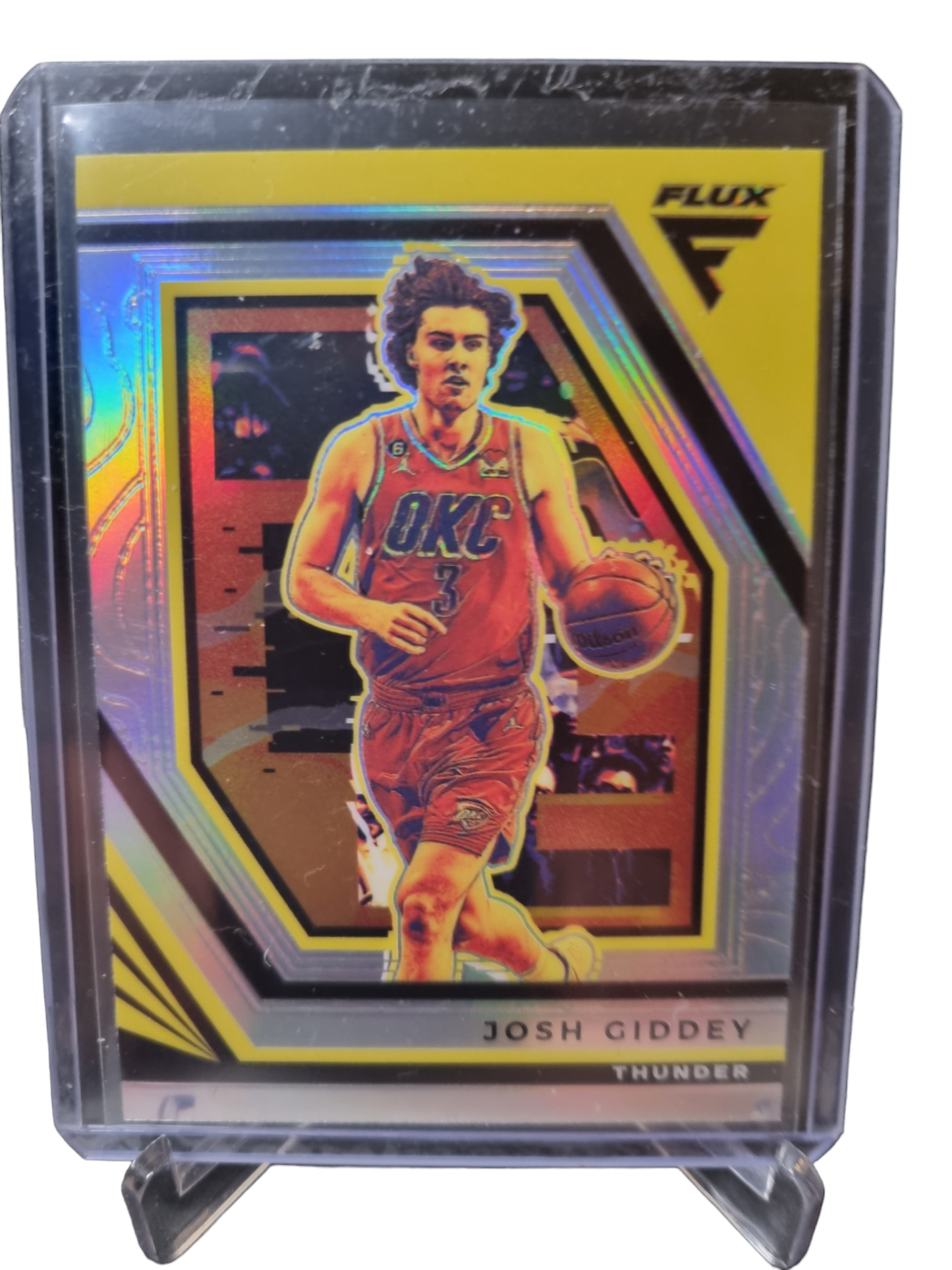 2022-23 Flux #104 Josh Giddey Silver Prizm