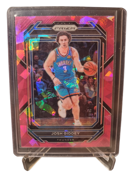 2022-23 Prizm #61 Josh Giddey Pink Cracked Ice Prizm