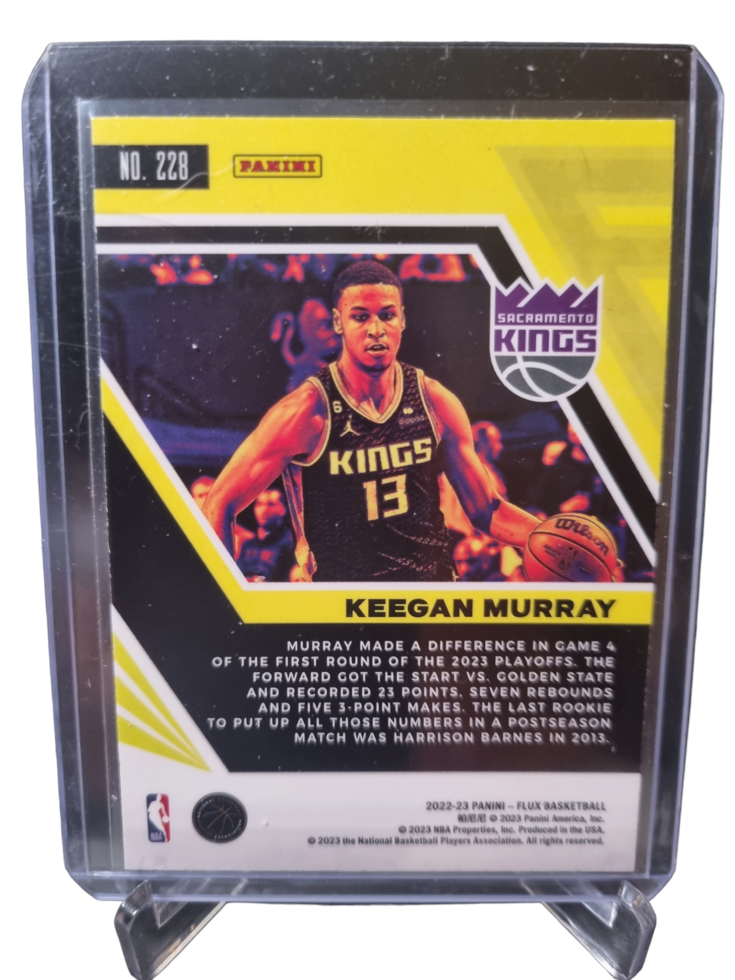 2022-23 Flux #220 Keegan Murray Rookie Card