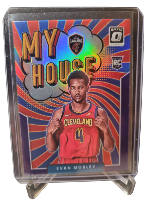 2021-22 Panini Donruss Optic #18 Evan Mobley Rookie Card My House Prizm