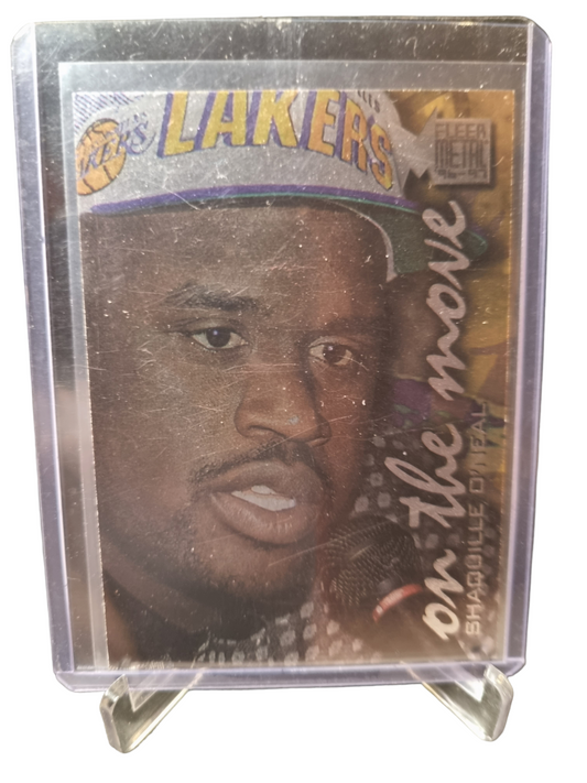 1996-97 Fleer Metal #119 Shaquille O'Neal On The Move