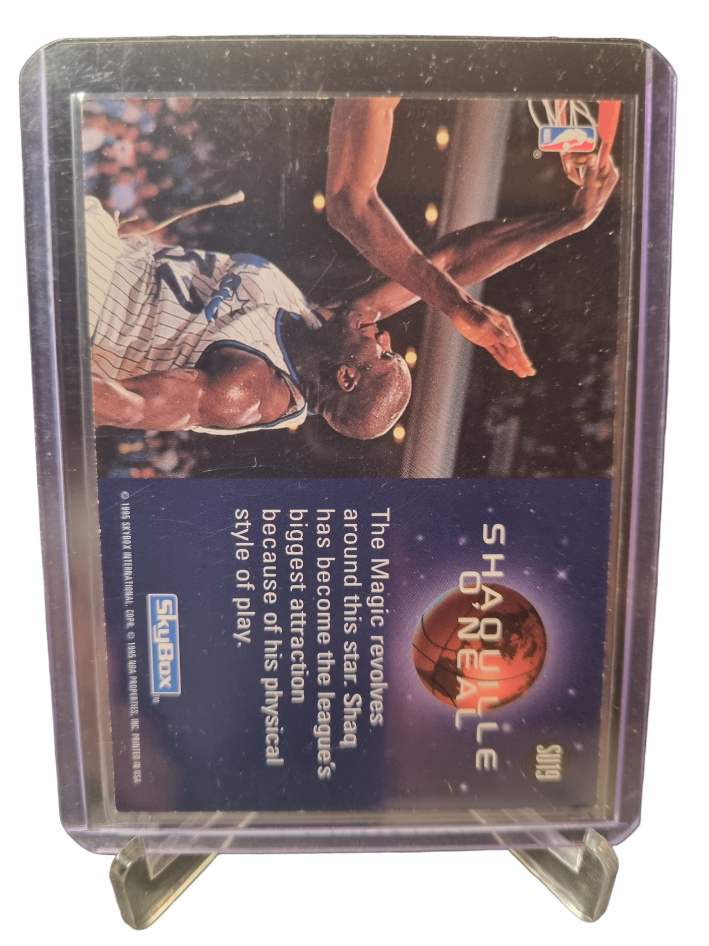 1995 Skybox #SU19 Shaquille O'Neal Slammin Universe