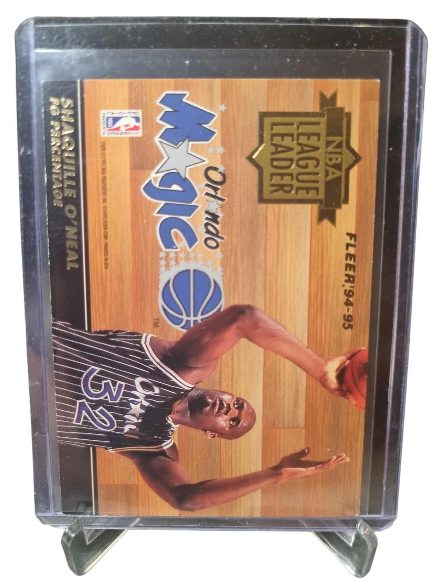 1994-95 Fleer #NBA League Leader Shaquille O'Neal/David Robinson