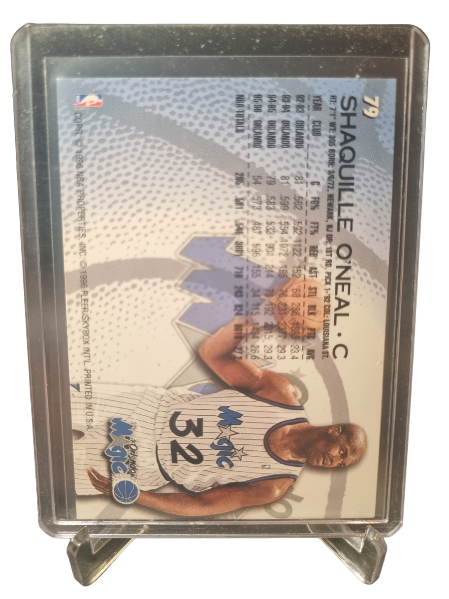 1996-97 Fleer #79 Shaquille O'Neal