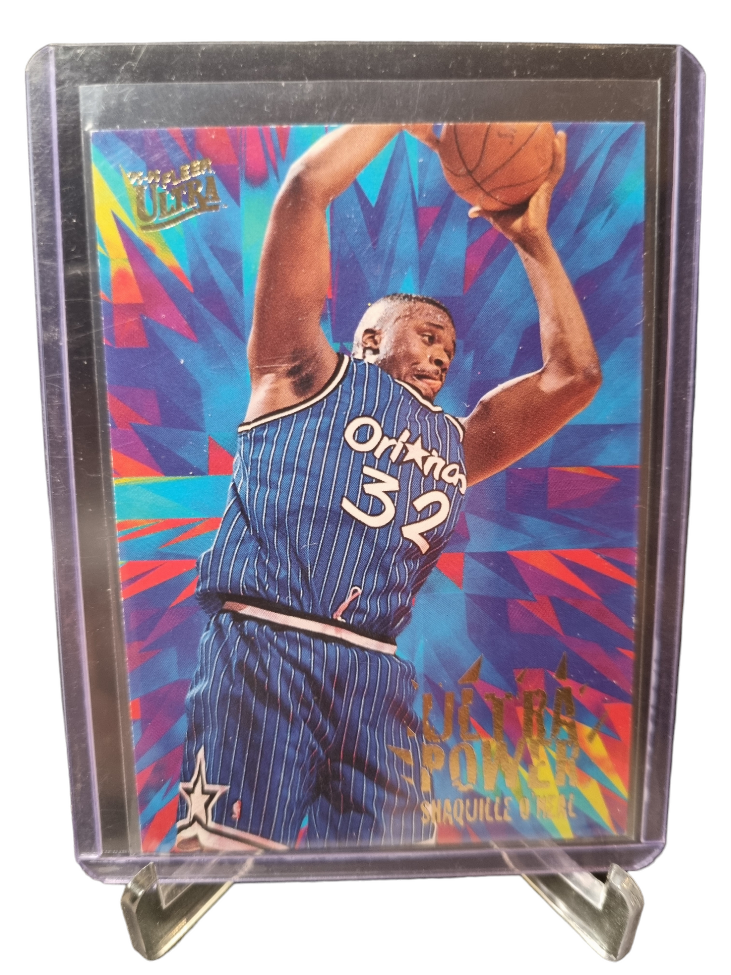 1995-96 Fleer Ultra #9 of 10 Shaquille O'Neal Ultra Power