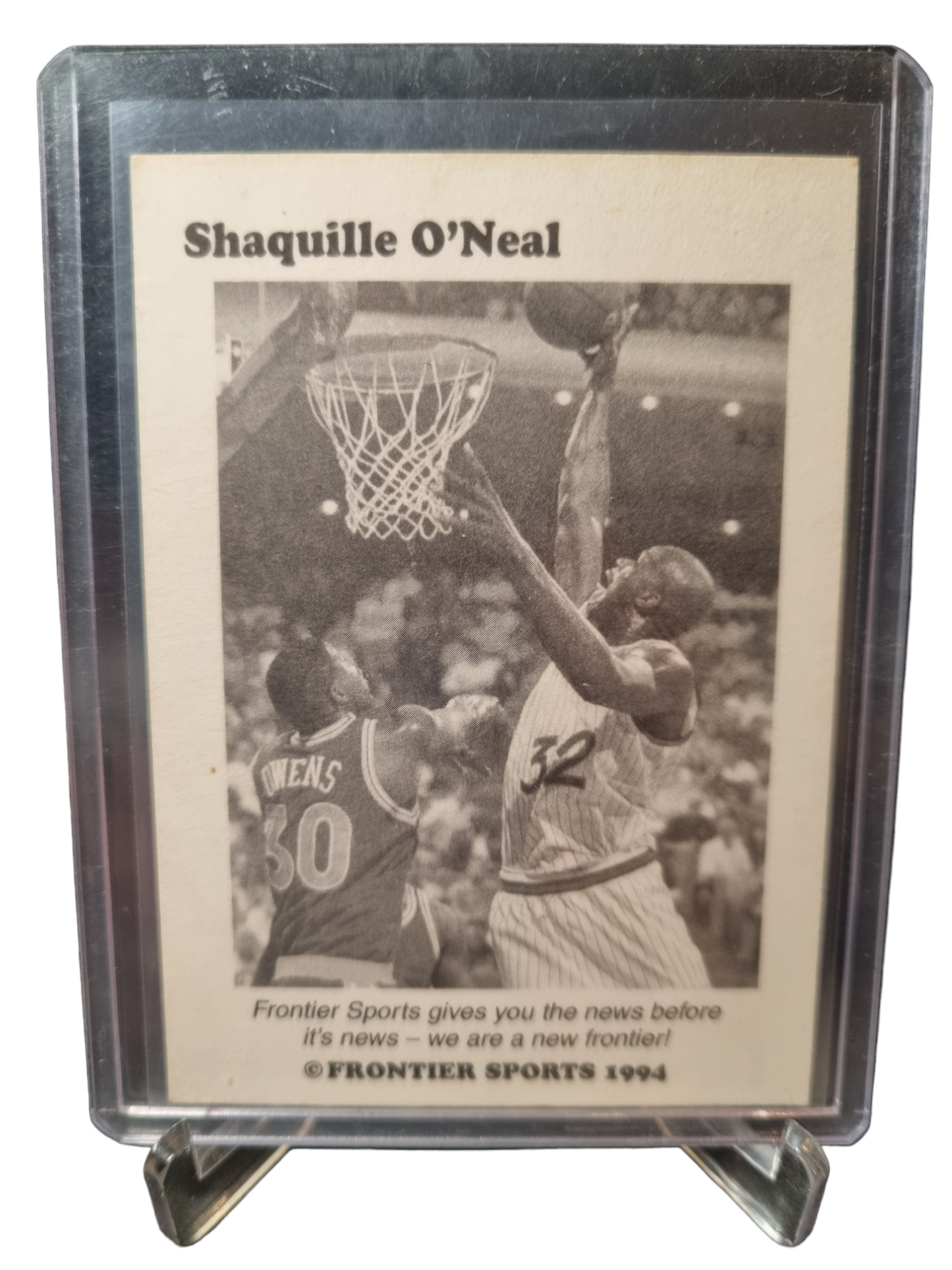 1994 Frontier Sports #Frontier 1994 Shaquille O'Neal Gold Signature