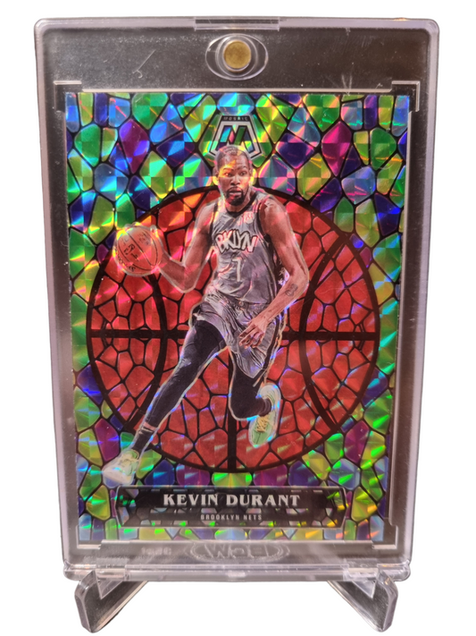 2020-21 Panini Mosaic #3 Kevin Durant Stained Glass