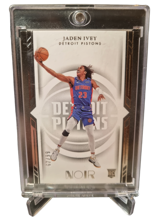 2022-23 Panini Noir #197 Jaden Ivey Rookie Card 67/99