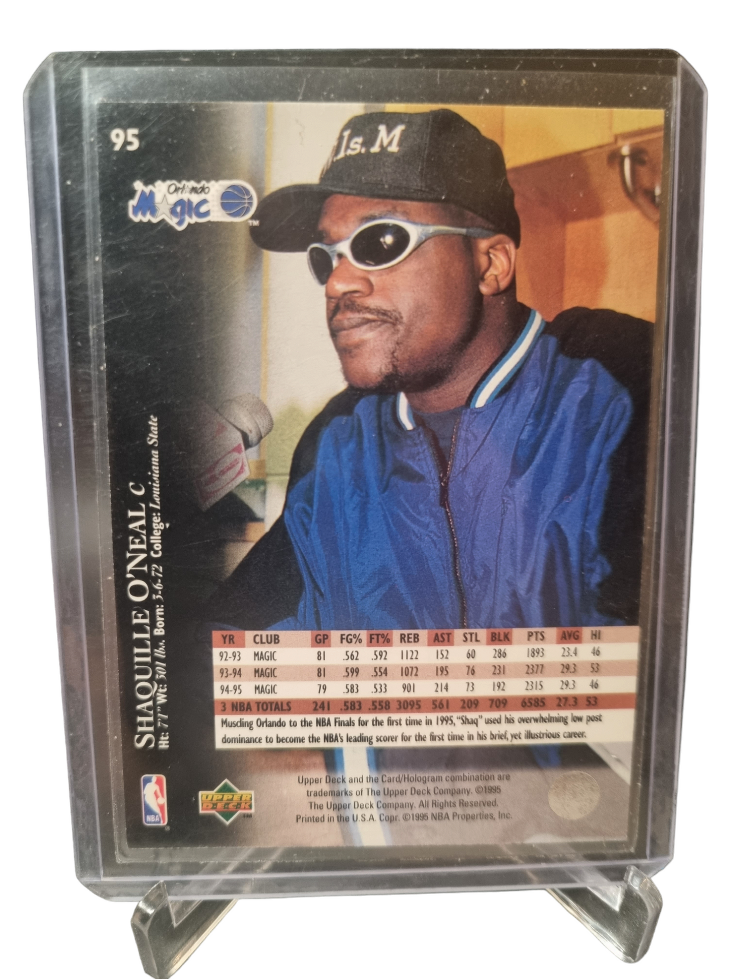 1995 Upper Deck #95 Shaquille O'Neal