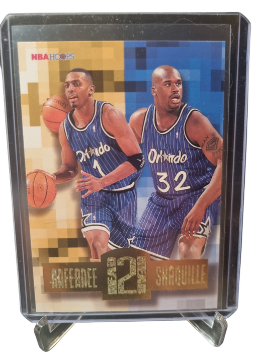 1996 Hoops #HH6 Shaquille O'Neal/Anfernee Hardaway Head 2 Head