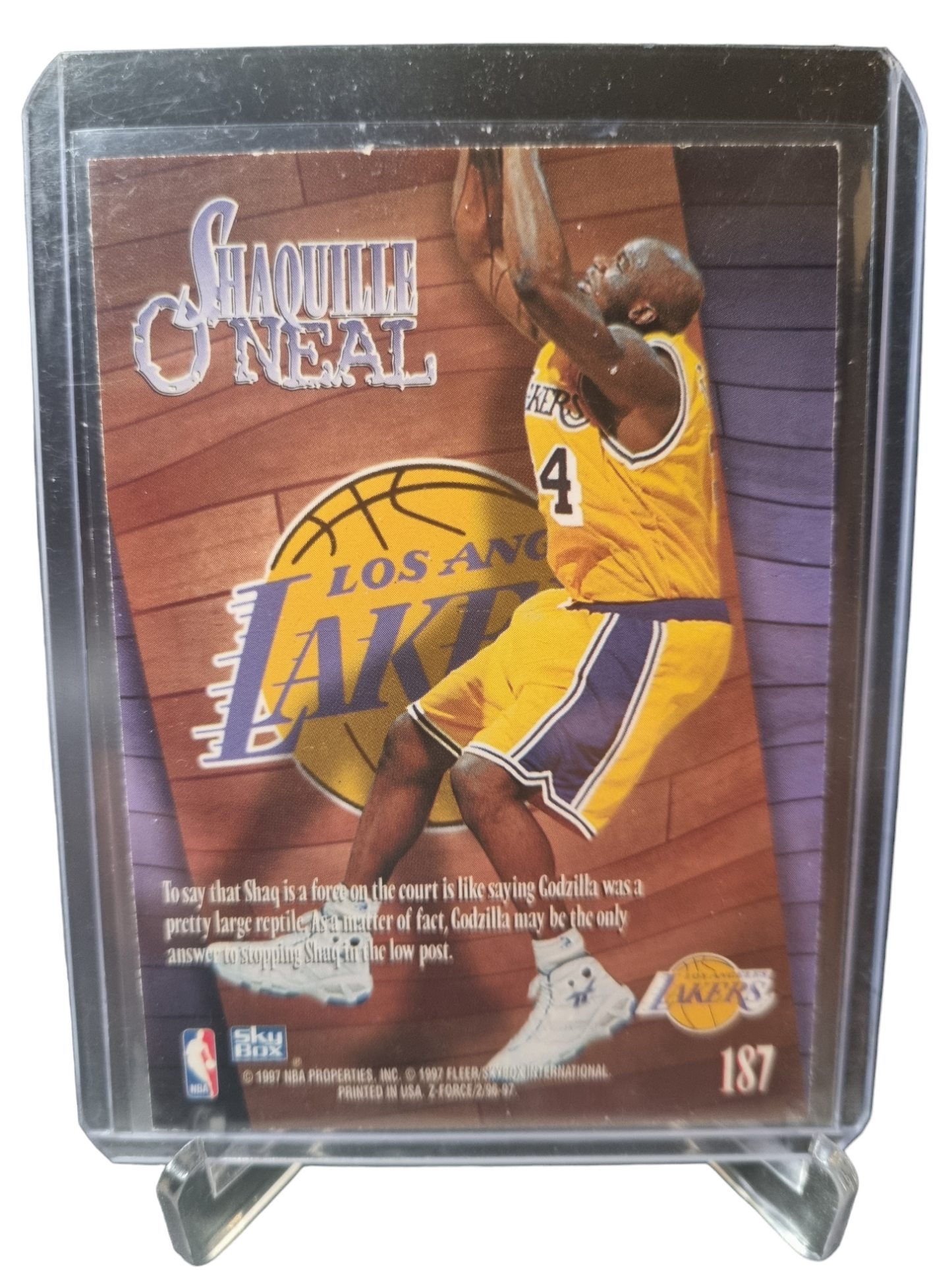 1997 Skybox #187 Shaquille O'Neal Z Force Zupermen