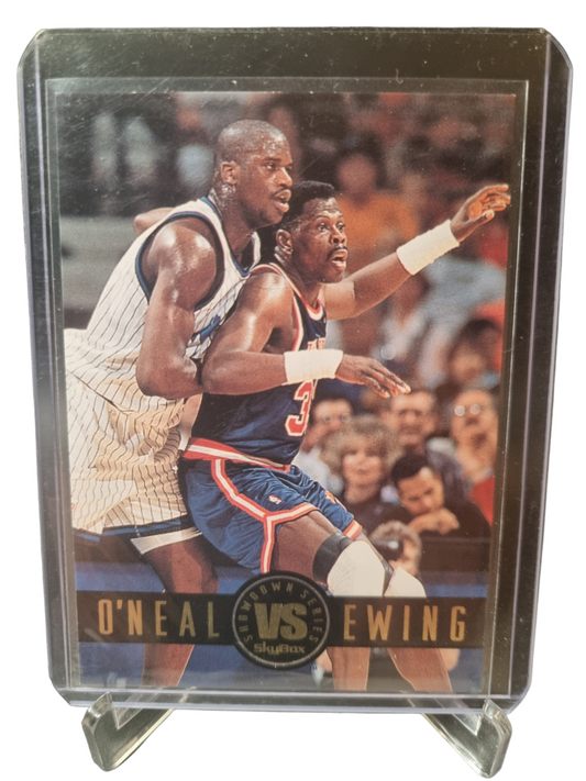 1993 Skybox #SS2 Shaquille O'Neal/Patrick Ewing Show Down Series