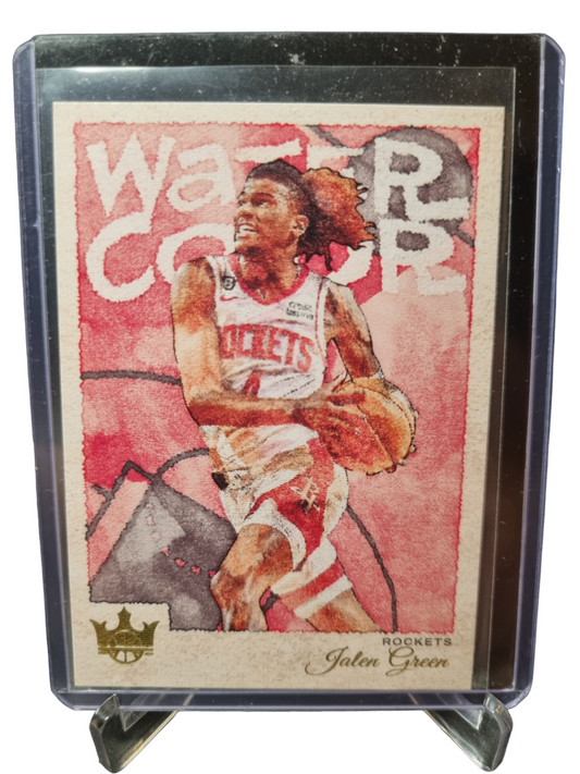2022-23 Panini Court Kings #23 Jalen Green Water Color