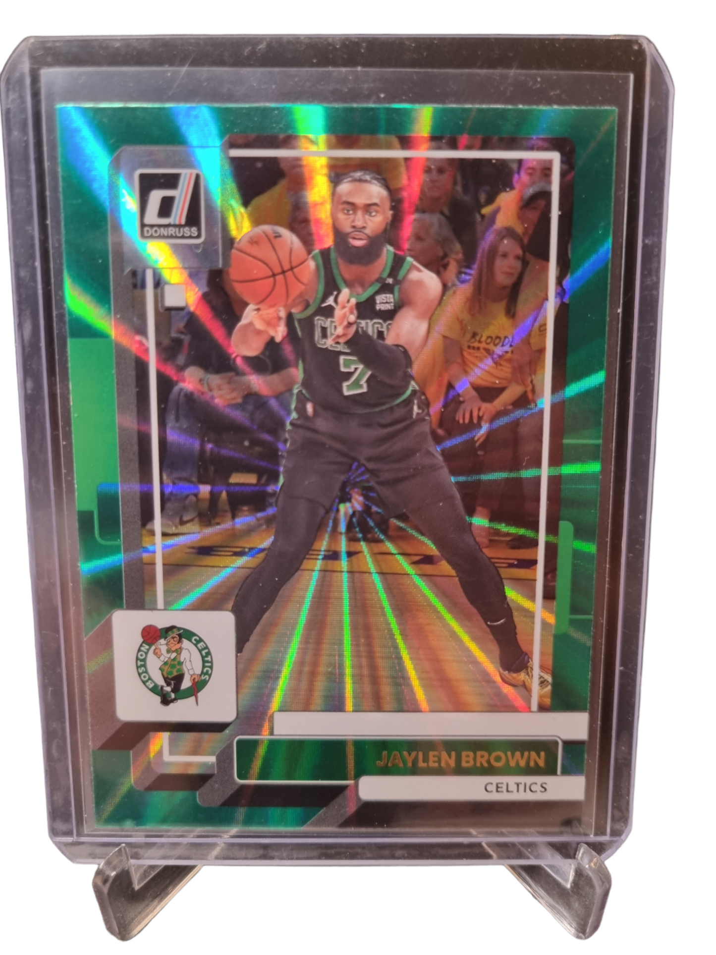 2022-23 Panini Donruss #2 Jaylen Brown Green Laser