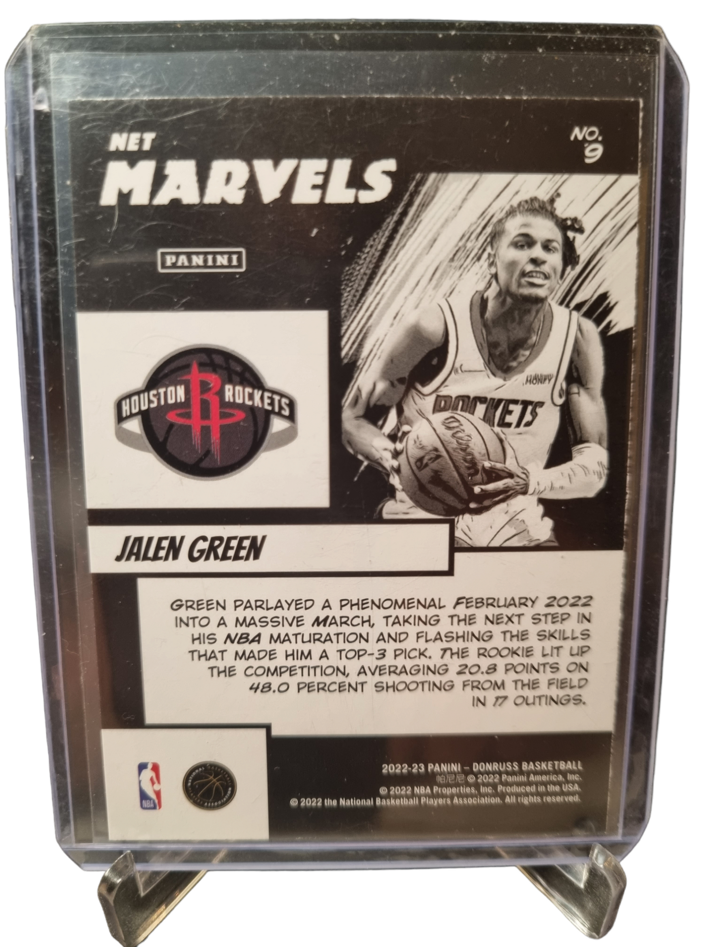 2022-23 Panini Donruss #9 Jalen Green Net Marvels