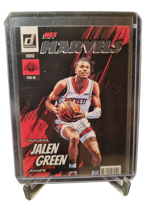 2022-23 Panini Donruss #9 Jalen Green Net Marvels