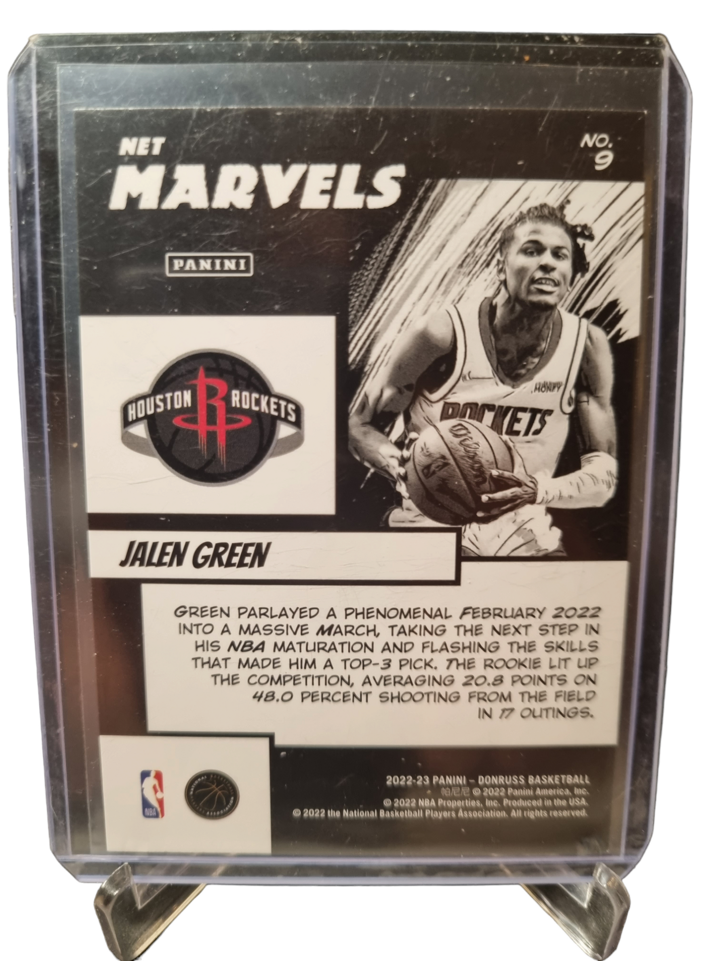 2022-23 Panini Donruss #9 Jalen Green Net Marvels Purple