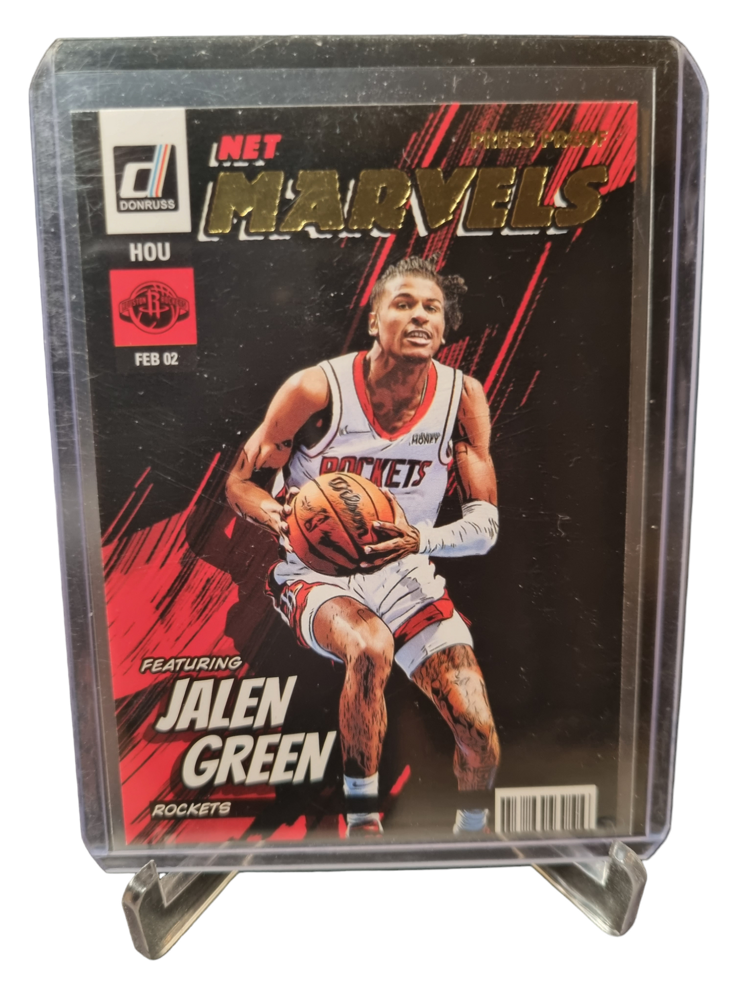 2022-23 Panini Donruss #9 Jalen Green Net Marvels Press Proof