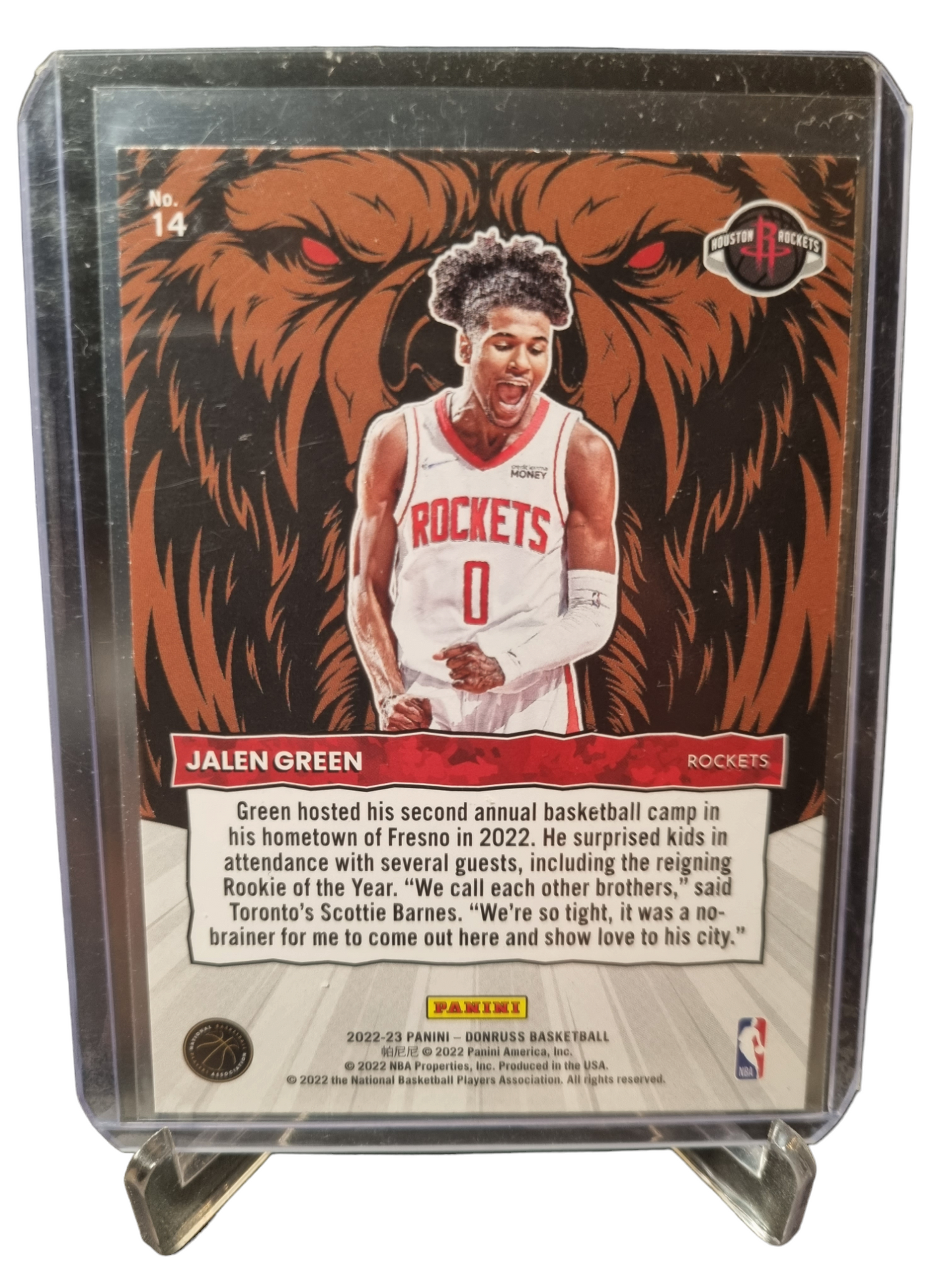 2022-23 Panini Donruss #14 Jalen Green Unleashed