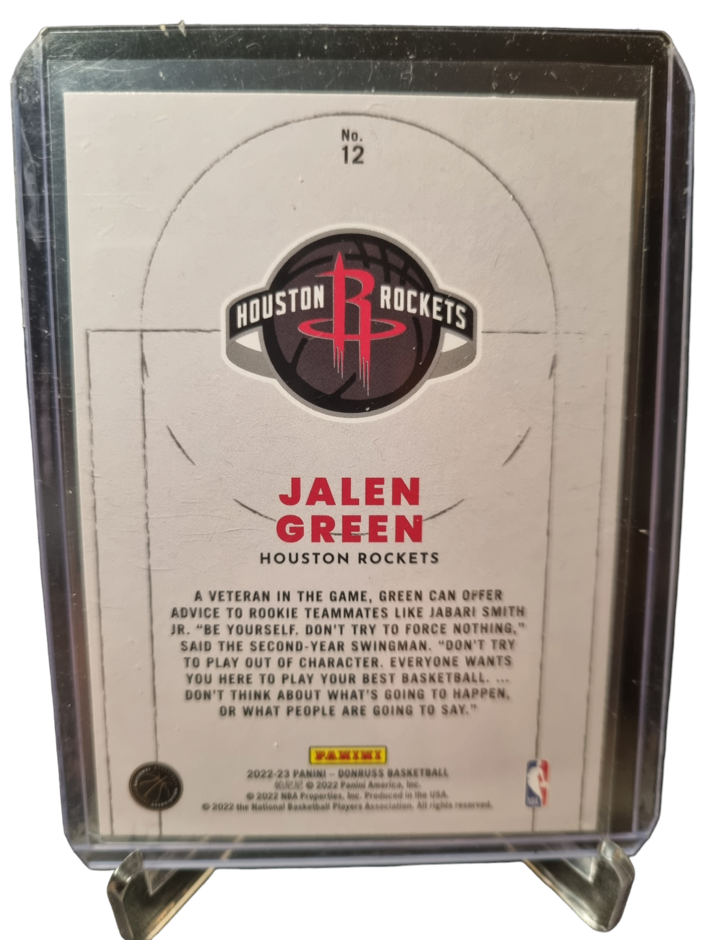 2022-23 Panini Donruss #12 Jalen Green Craftsmen