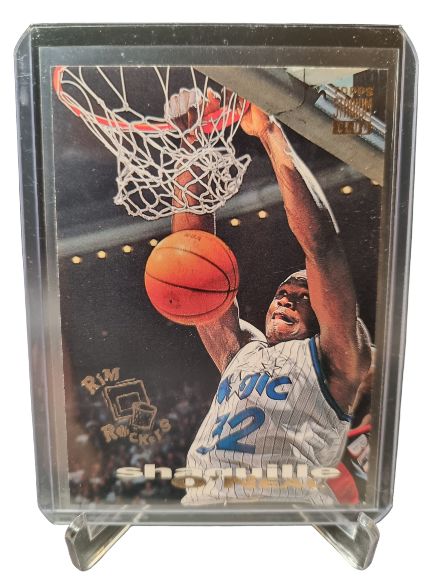 1993-94 Topps Stadium Club #1 of 6 Shaquille O'Neal Rim Rockers