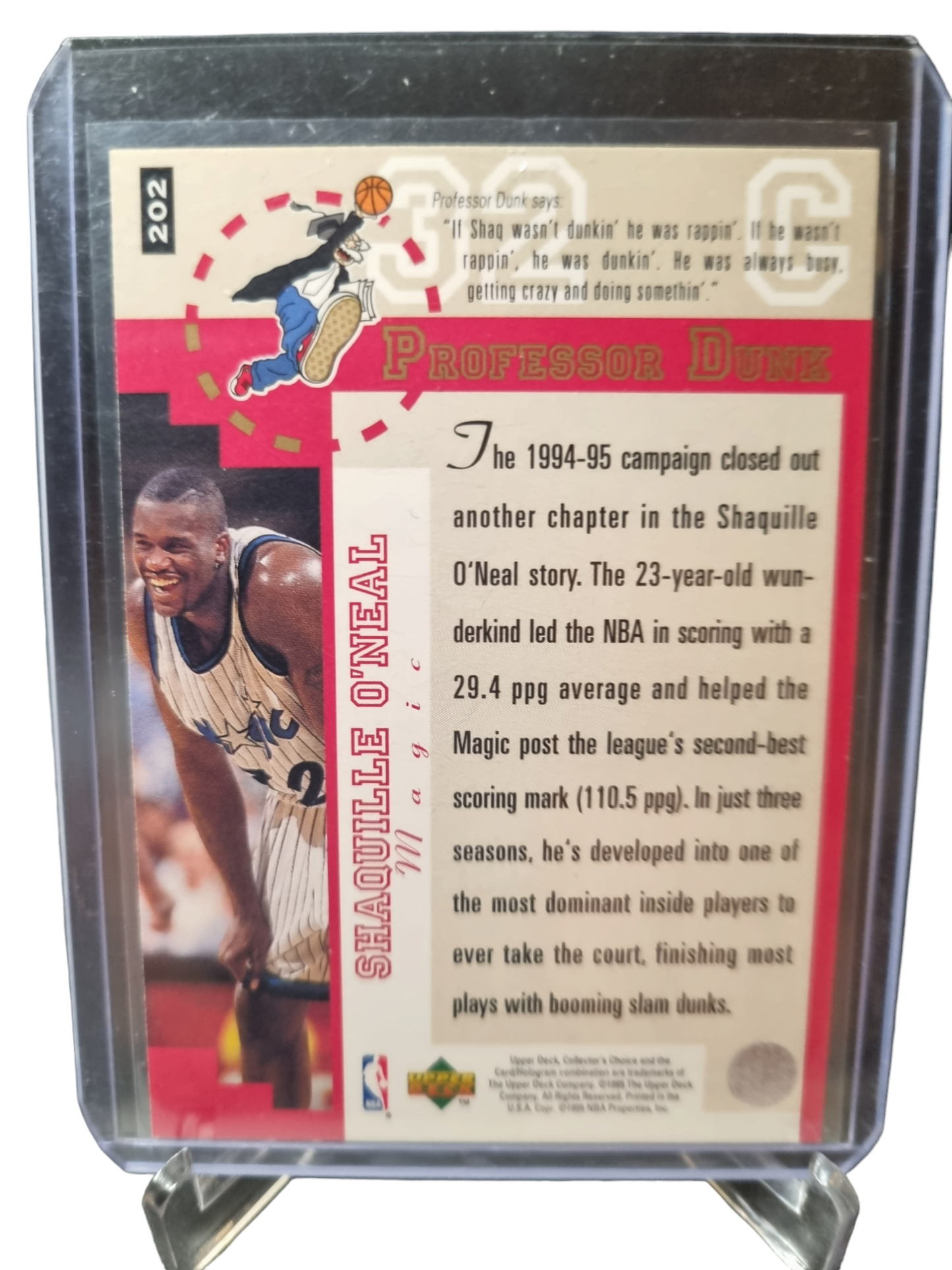 1995 Upper Deck #202 Shaquille O'Neal