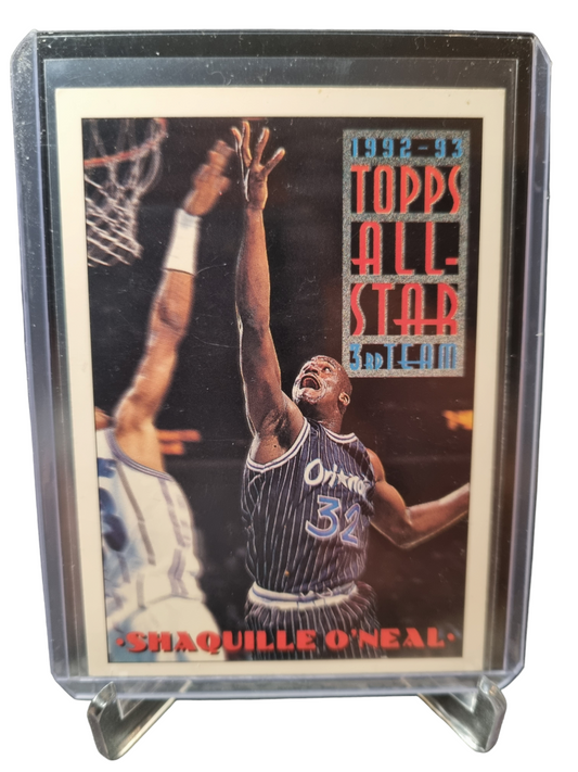 1993 Topps #134 Shaquille O'Neal 1992-93 Topps All-Star Team