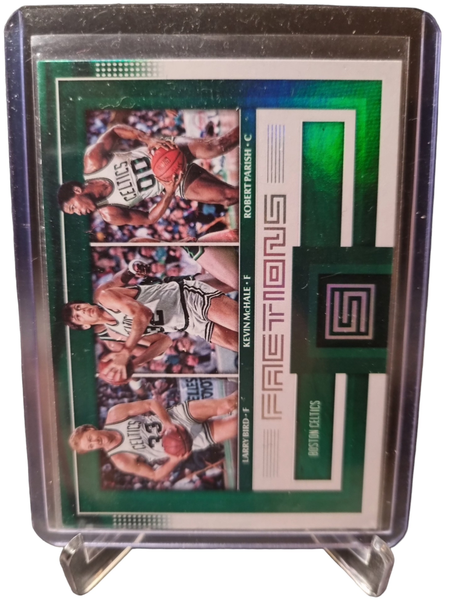 2017-18 Panini Status #27 Larry Bird/Kevin McHale/Robert Parish Fractions