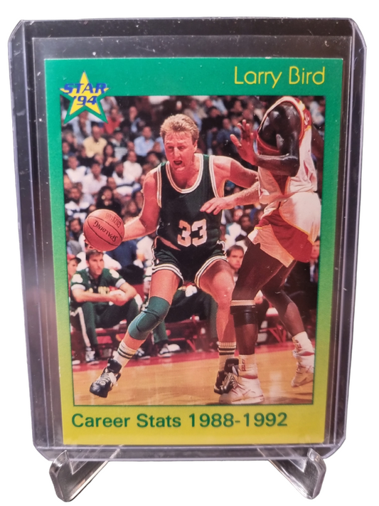 1994 Star #17 Larry Bird Career Stats 1988-1992