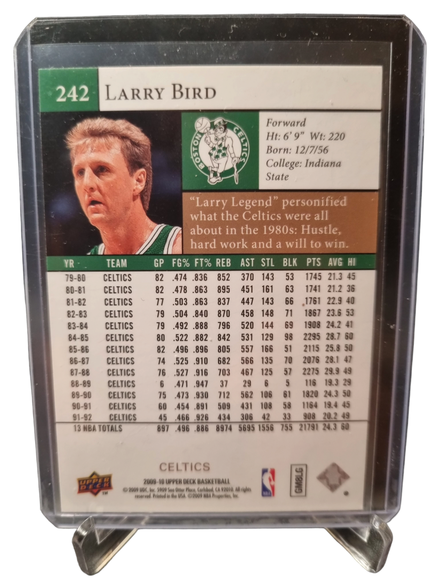 2009-10 Upper Deck #242 Larry Bird Immortals