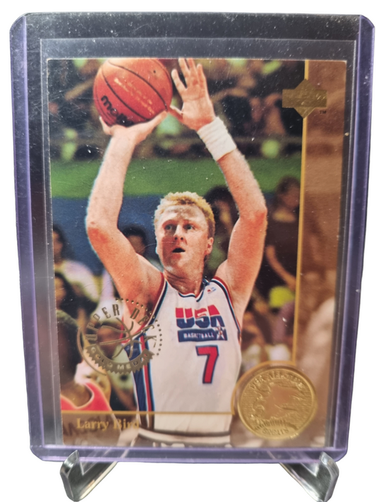 1994 Upper Deck #86 Larry Bird USA All Time Greats Gold Medal Edition