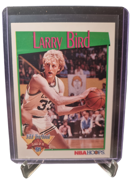 1991 Hoops #319 Larry Bird Look Back