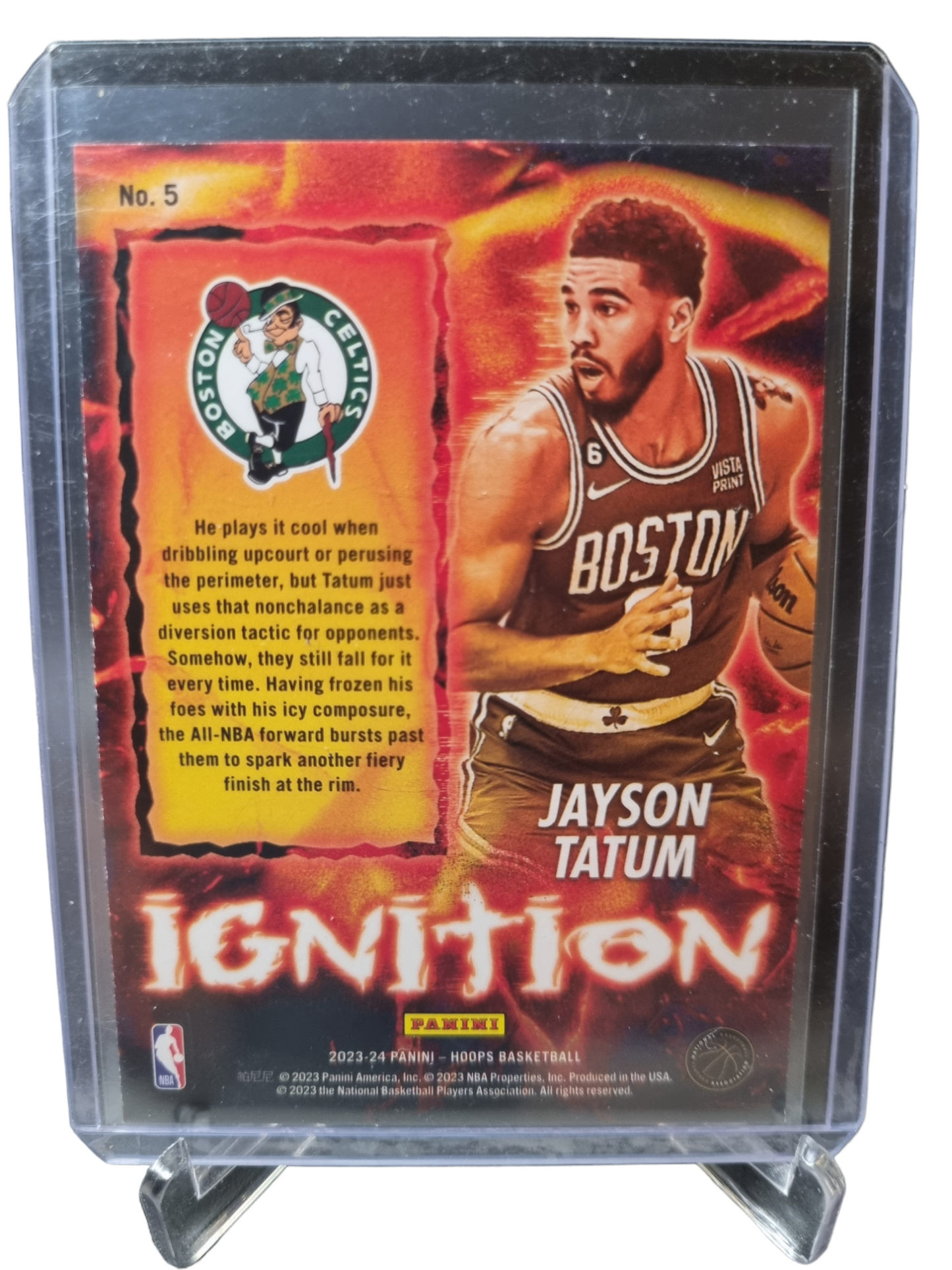 2023-24 Panini Hoops #5 Jayson Tatum Ignition