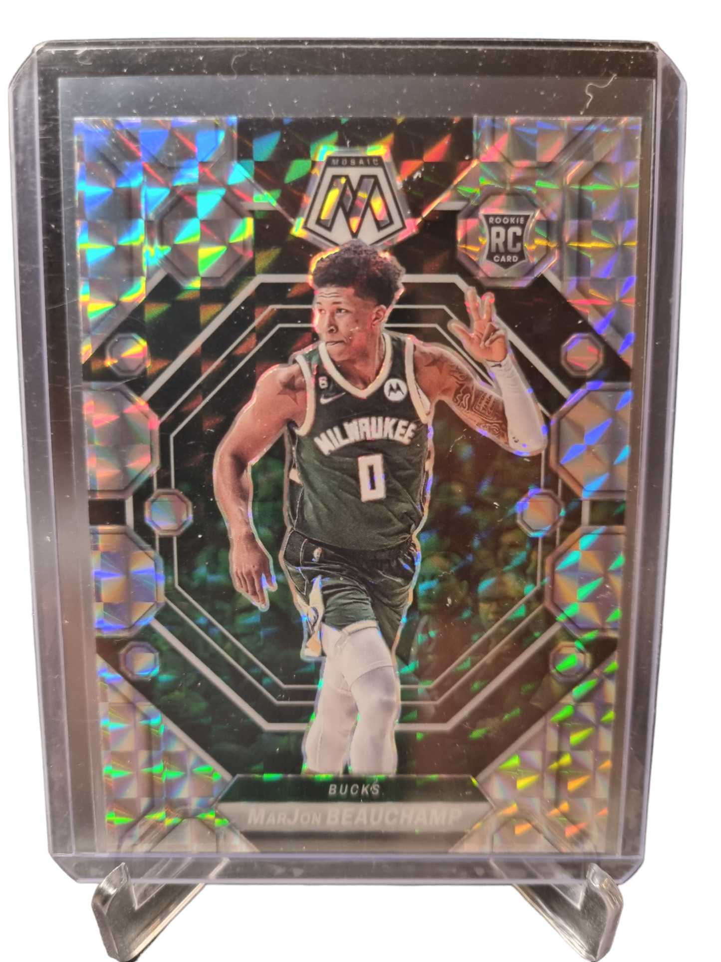 2022-23 Panini Mosaic #218 Marjon Beauchamp Rookie Card Mosaic Prizm