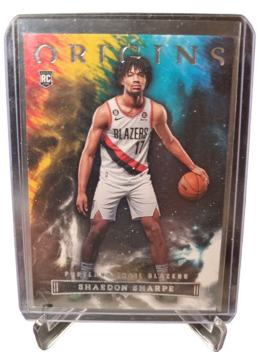 2022-23 Panini Origins #37 Shaedon Sharpe Rookie Card