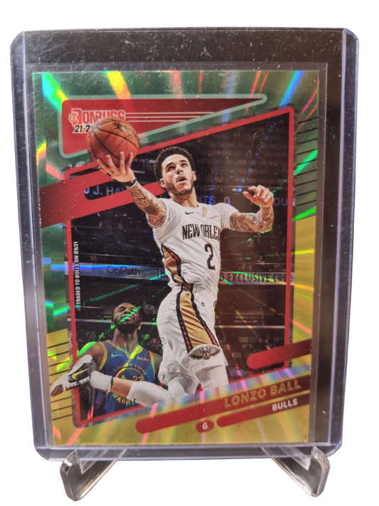 2021-22 Panini Donruss #79 Lonzo Ball Laser