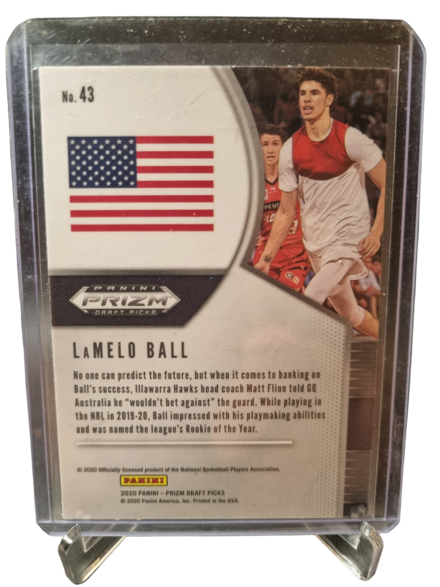 2020-21 Panini Prizm #43 LaMelo Ball Rookie Card Draft Picks