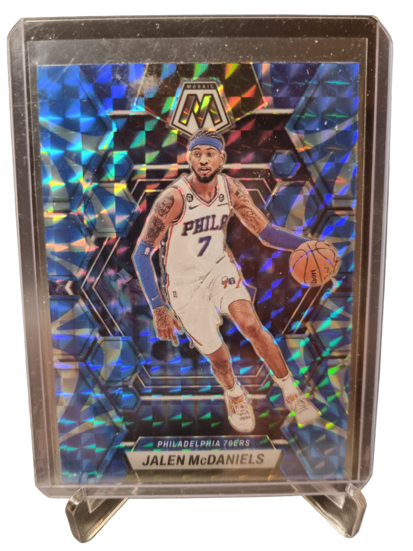 2022-23 Panini Mosaic #175 Jalen McDaniels Mosaic Prizm