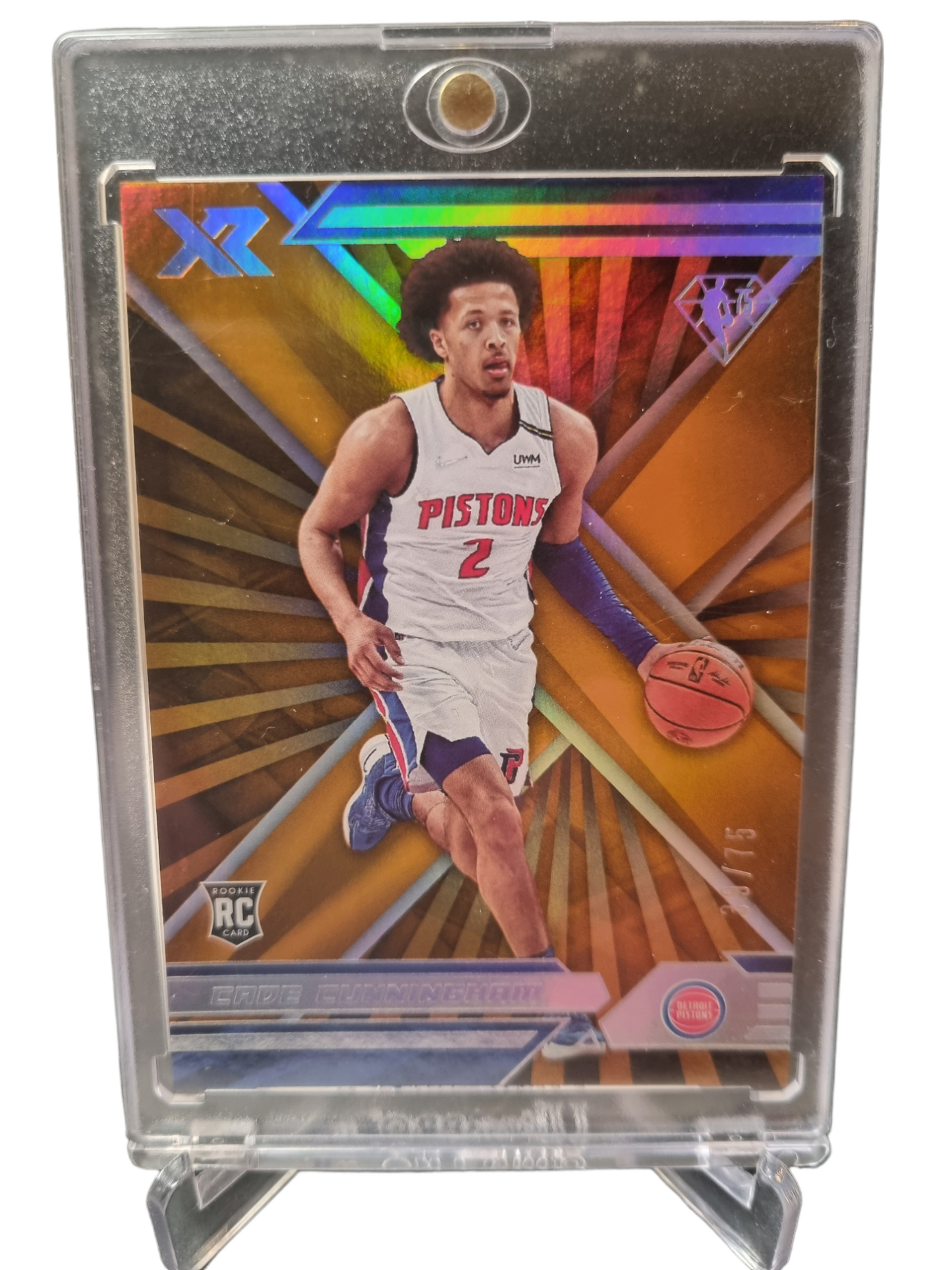 2021-22 Panini Chronicles XR #377 Cade Cunningham Rookie Card 33/75